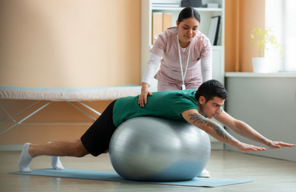 Balance training physiotherapy